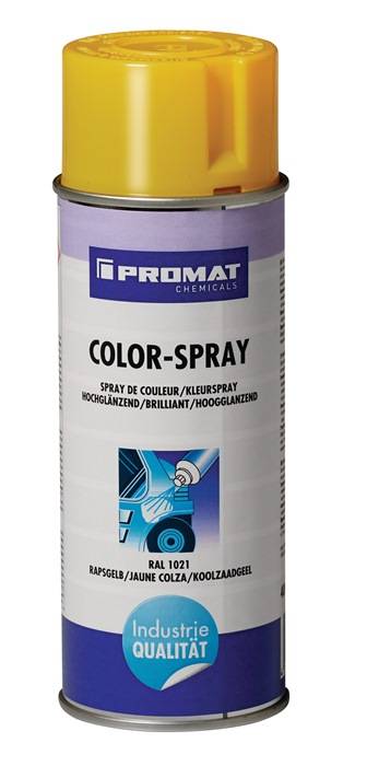 Colorspray rapsgelb hochglänzend RAL 1021 400 ml Spraydose PROMAT CHEMICALS-0