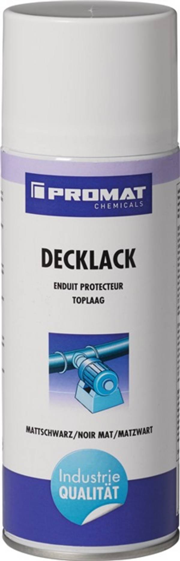 Decklack mattschwarz 400 ml Spraydose PROMAT chemicals
