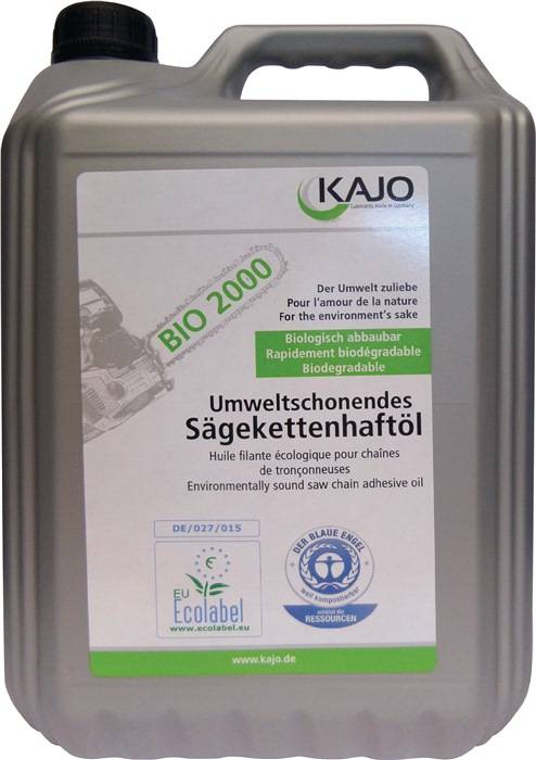 Sägekettenhaftöl BIO 2000 76 mm²/s (bei 40GradC) 5l Kanister KAJO-0