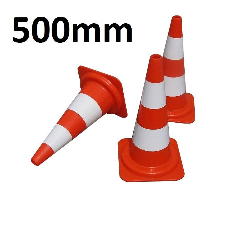 Leitkegel, 500 mm Höhe, tagesleuchtend-0