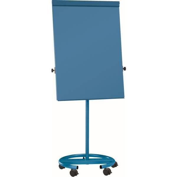 Flipchart Mauloffice Rundfuß 70x100cm hellblau-0