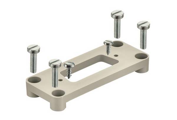Adapterplatte Han 10A - D-Sub 15 | HARTING | Serie 43 | Heavy Duty Connector