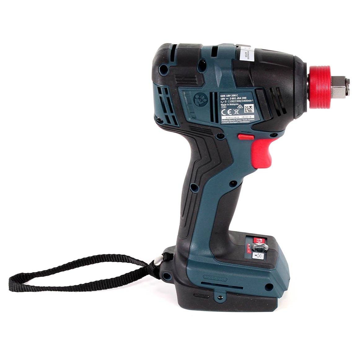 Bosch Professional GDX 18V-200 C, Click&Go 06019G4202 Akku-Drehschlagschrauber 200 Nm 18 V Li-Ion ohne Akku, inkl. Koffe-4
