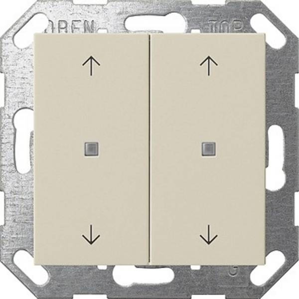 Gira Taster Wippe 517401 weiß Kunststoff