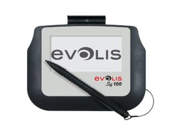 Evolis Signature 100 - Unterschriften-Terminal mit LCD Anzeige - 4.7 x 9.5 cm -