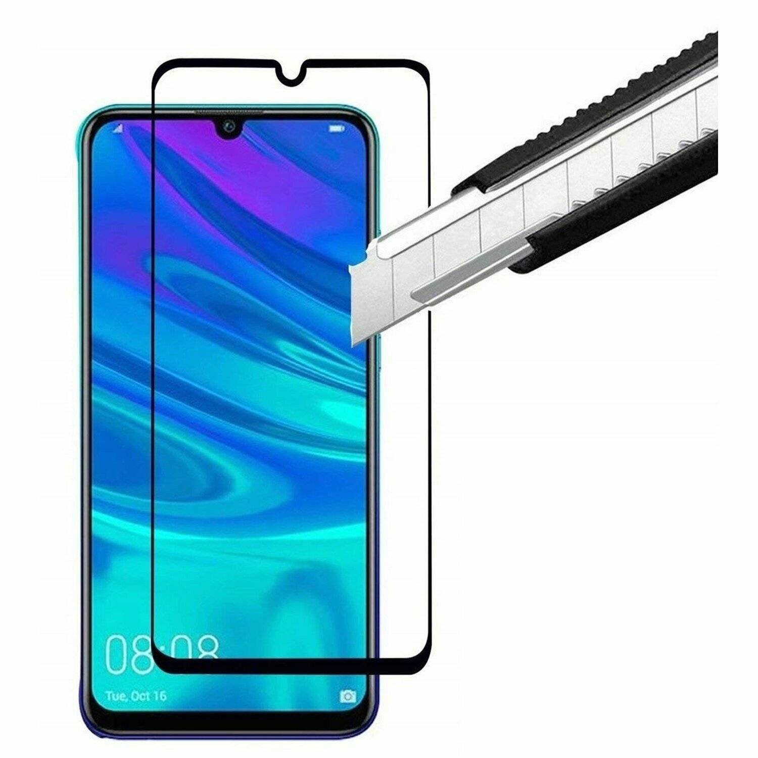 2 Stück 5D Full Screen Displayschutzfolie Schutz Glas kompatibel mit iPhone 11 Pro Curved Panzer Folie Vollständig Klebe-1