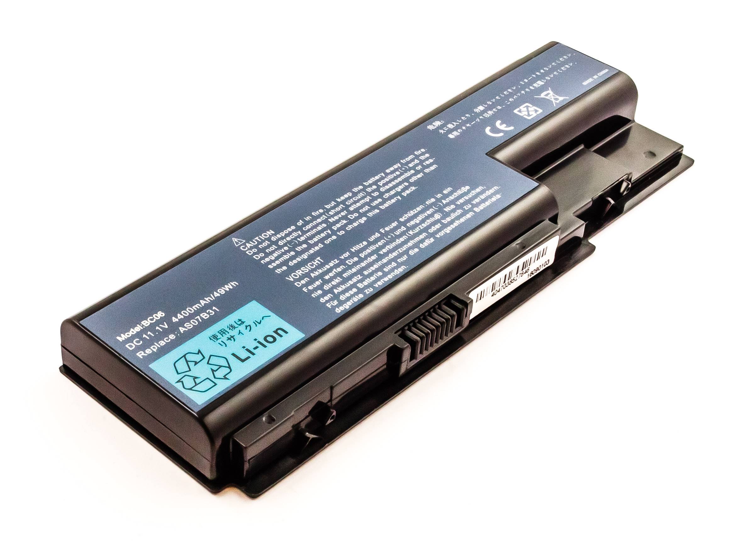Akku kompatibel mit Acer Travelmate 7730G-0