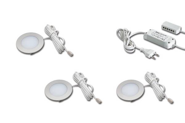 Hera 3er-Set LED-Einbauleuchte 61056938002