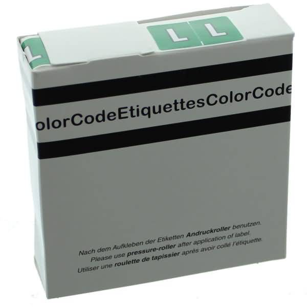 Color Buchstaben-Signale L (Farbsystem Leitz/Elba) dunkelgrün VE=250 Stück-0