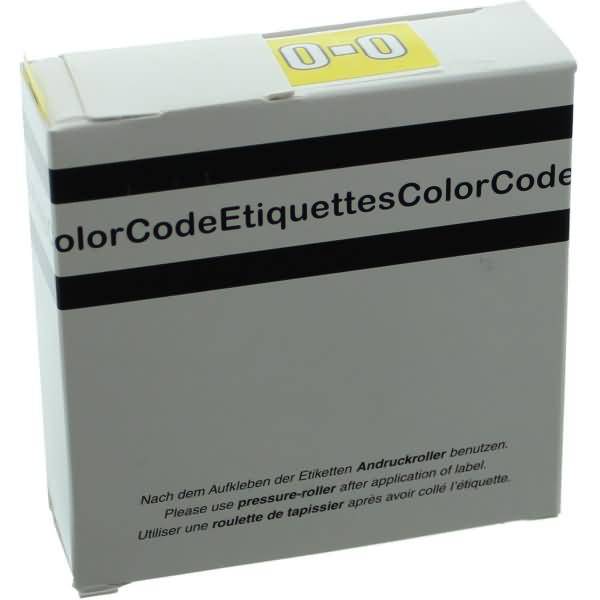 Color Buchstaben-Signale O (Farbsystem Leitz/Elba) gelb VE=250 Stück
