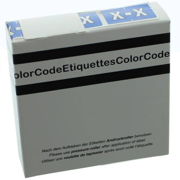 Color Buchstaben-Signale X (Farbsystem Leitz/Elba) dunkelblau VE=250 Stück