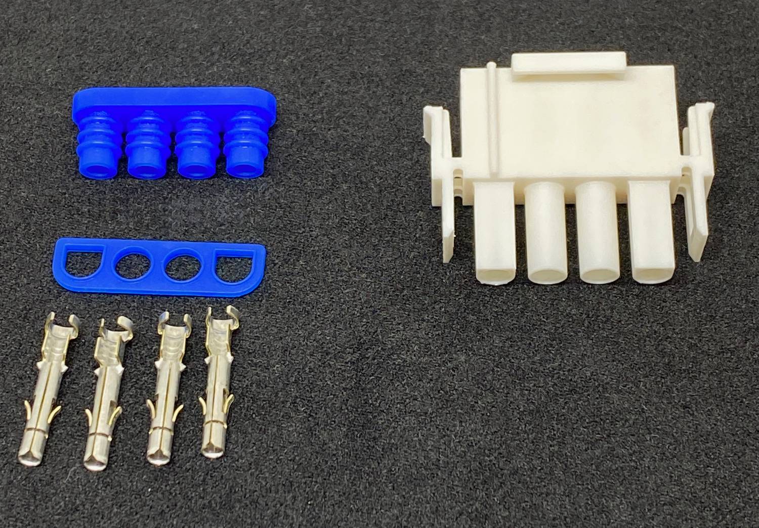 Mate-N-Lok Stecker Set 4Pol. mit Dichtung-1