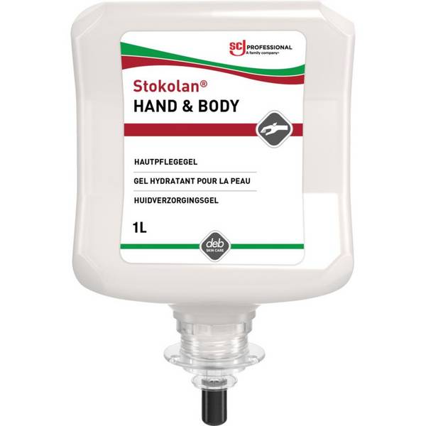 SC Johnson Hautpflegelotion Stokolan® HAND & BODY, silikonfrei, 1000ml/Flasche