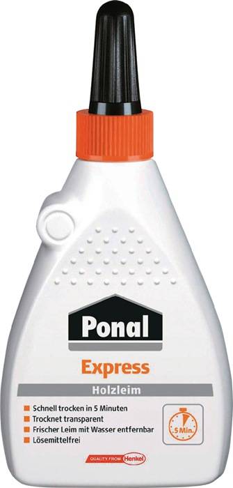 Holzleim Express 120g EN 204: D1,D2 Flasche PONAL-0