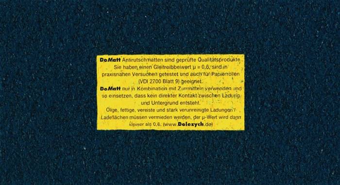 Antirutschmatte L500cm B25cm D8mm a.Granulat 1 Rl.DOLEZYCH-0