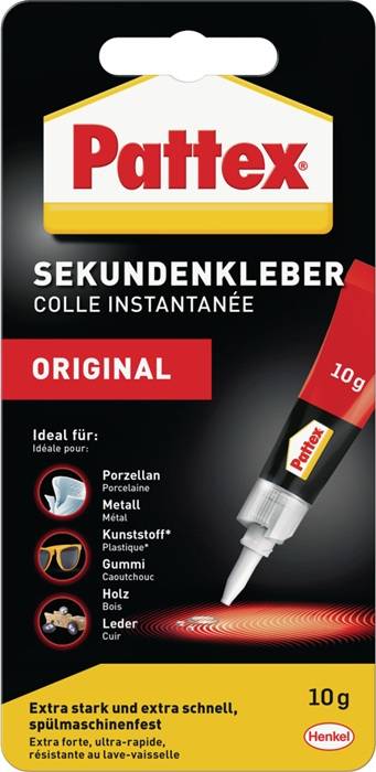 Sekundenkleber flüssig 10g farblos Tube PATTEX-0