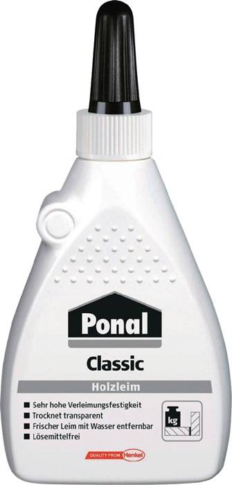 Holzleim Classic 120g EN 204: D1,D2 Flasche PONAL-0