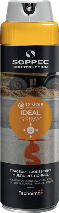 Markierungsspray IDEAL neonorange 500ml Spraydose SOPPEC-0