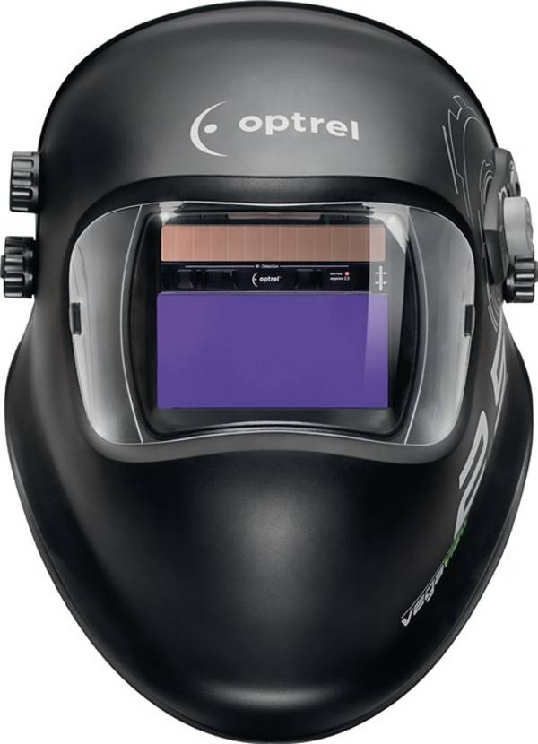 Schweißerschutzhelm Vegaview2.5 schwarz 90x110mm DIN 8-12 Krt.OPTREL