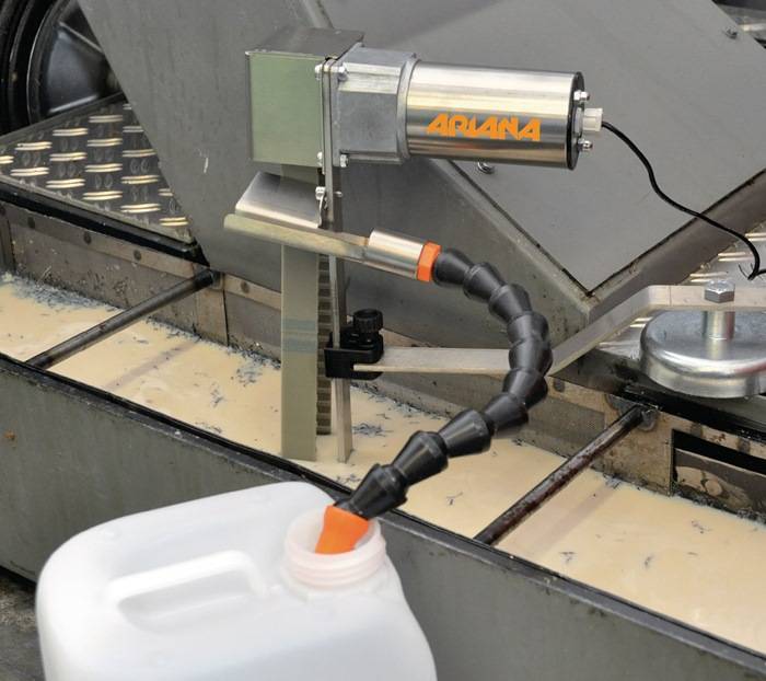 Bandskimmer Band-L.200mm Band-B.25mm Leistung ca.3 l/h Eintauch-T.200mm ARIANA-0