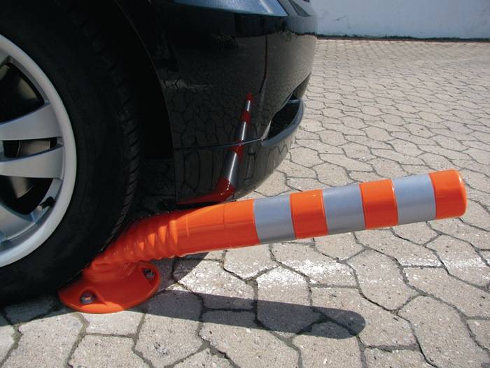 Flexipfosten 1000mm, Ø 80mm, orange - Artikel: 4250410121116-4