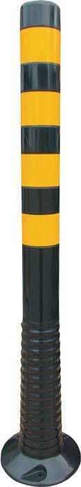 Flexipfosten 1000mm, Ø 80mm, schwarz - Artikel: 4250410122175-0