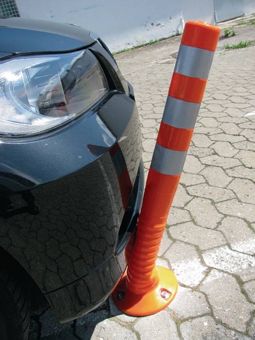 Flexipfosten 1000mm, Ø 80mm, schwarz - Artikel: 4250410122175-3
