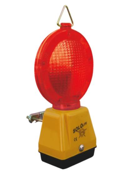 LED Baustellenleuchte, zweiseitig, rot, SoloLite-2