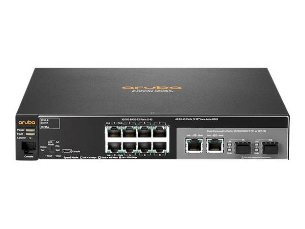 HPE PROCURVE SWITCH 2530-8 8 RJ-45 10/100 AND 2 DUAL PERSONALITY PORTS