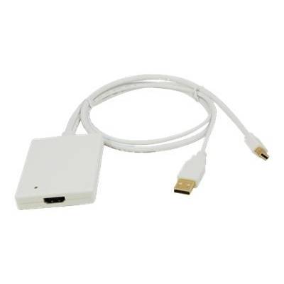 LogiLink Mini DisplayPort + USB Audio to HDMI Adapter