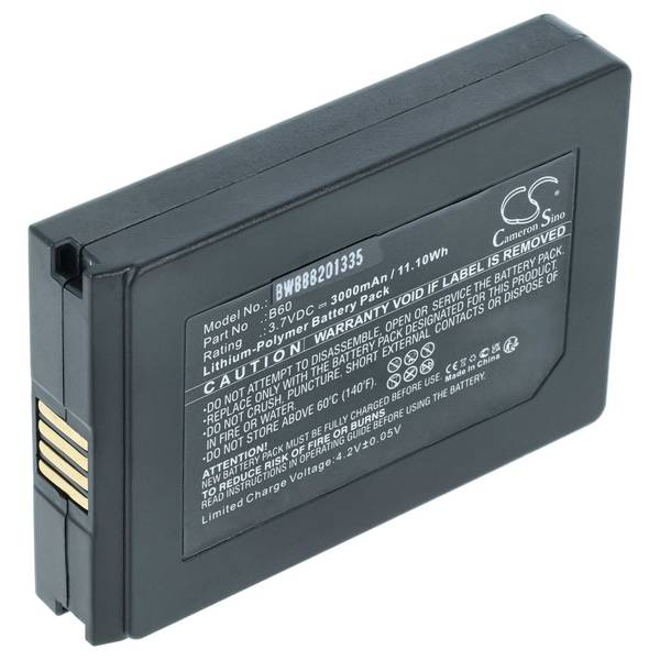 vhbw Akku kompatibel mit Vectron Mobilepro 3 | Barcodescanner POS (3000 mAh, 3,7 V, Li-Polymer)