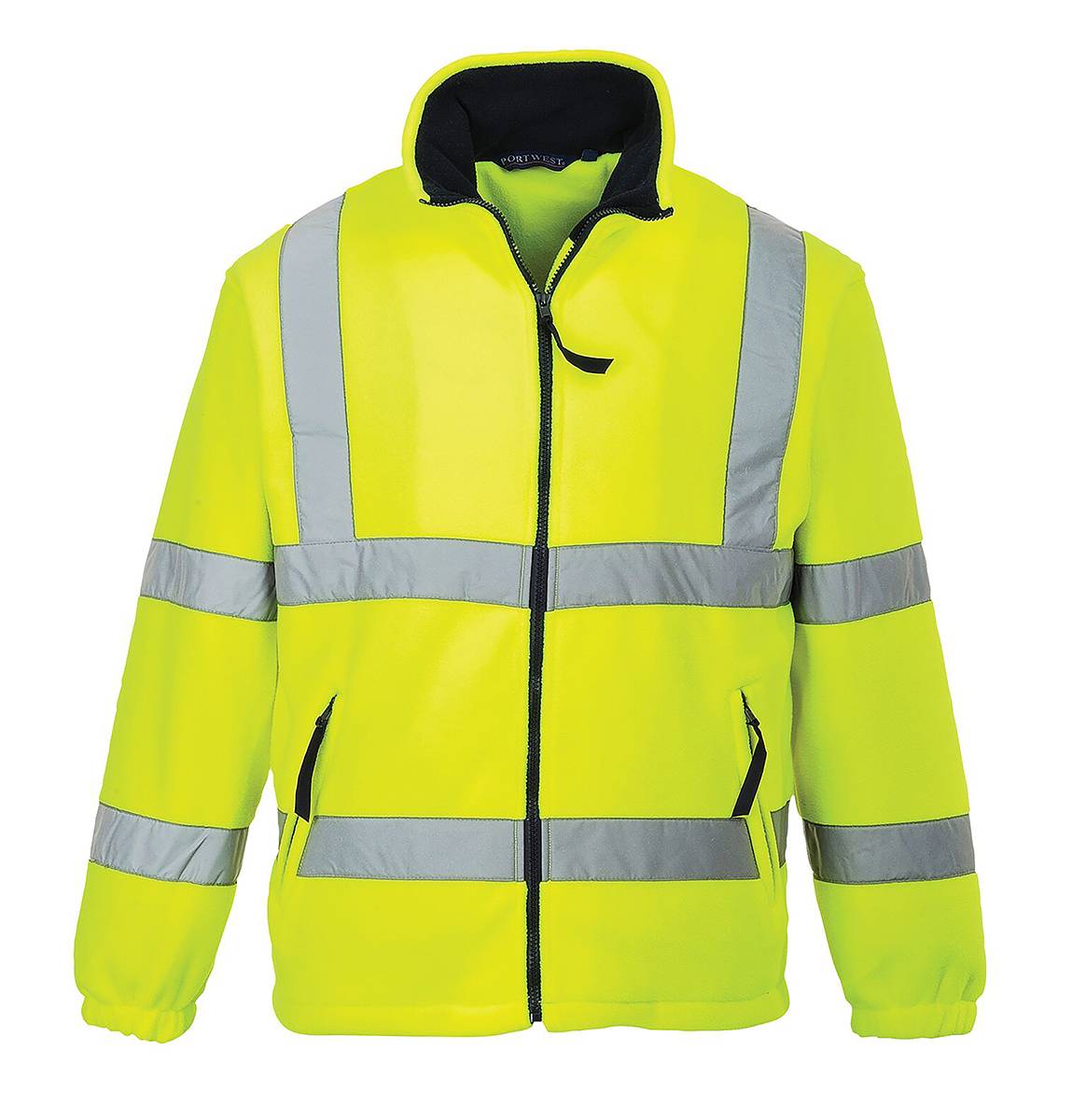 RS PRO Herren Warn-Fleece-Jacke, Polyester Gelb, Größe M-0
