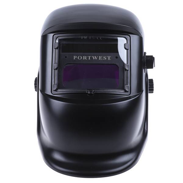 RS PRO PC Schweißhelm, Visier , Scheiben Gr. 91 x 42mm Selbstabdunkelnde Linse