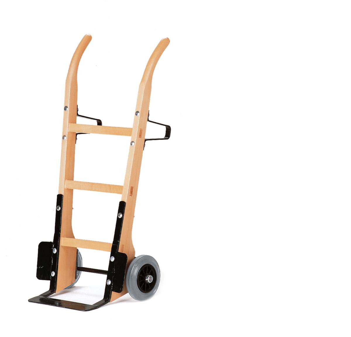 Holz-Sackkarre,Tragl. 250kg,Schaufel BxT 370x140mm,natur,TPE-Bereifung-0