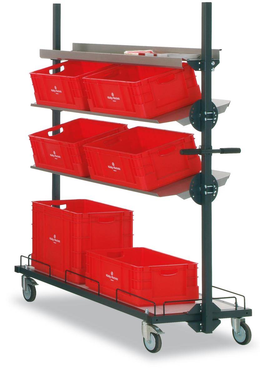 Logi-Car Basiswagen,HxLxB 200x1600x600mm,4 Lenkrollen-4