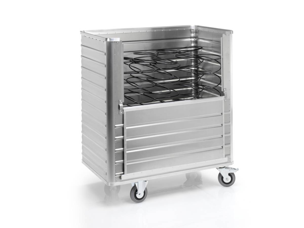 Alu-Kastenwagen,Tragl. 300kg,1050l,HxLxB 1430x1280x730mm,Vollgummi-Bereifung-2