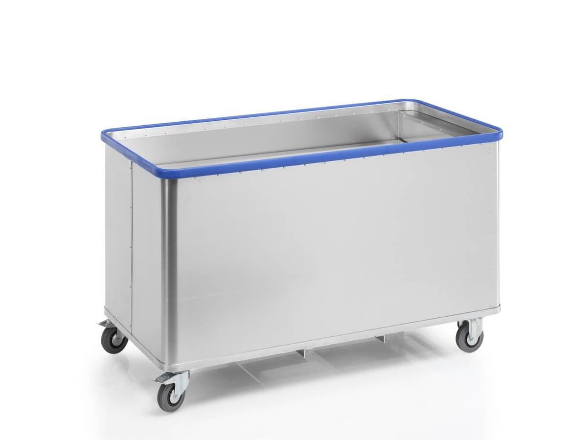 Alu-Kastenwagen,Tragl. 70kg,615l,HxLxB 895x1515x745mm,Vollgummi-Bereifung-0