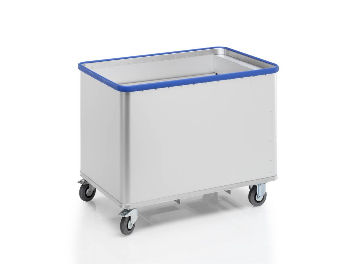 Alu-Kastenwagen,Tragl. 70kg,380l,HxLxB 855x1115x695mm,Vollgummi-Bereifung-0