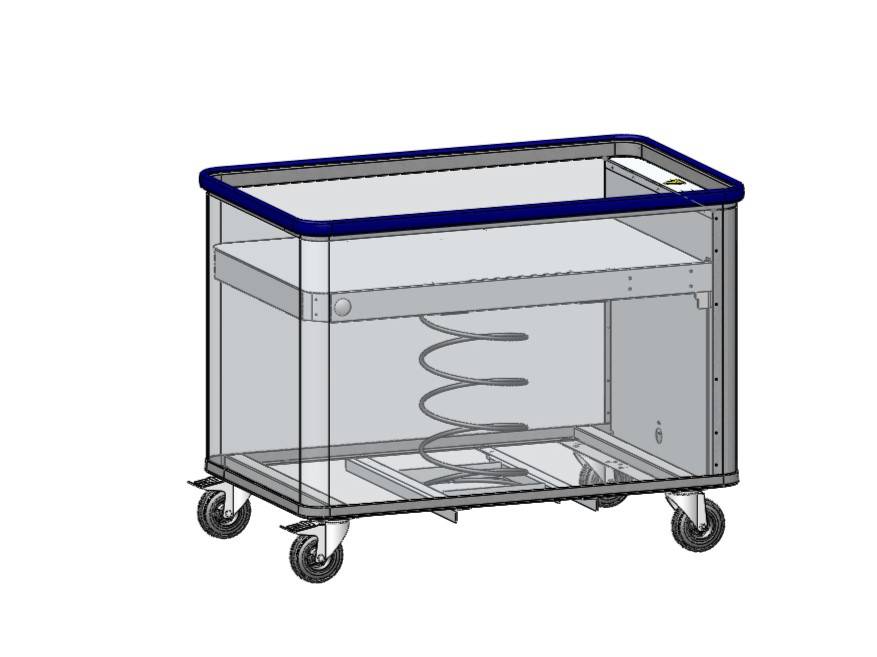 Alu-Kastenwagen,Tragl. 70kg,380l,HxLxB 855x1115x695mm,Vollgummi-Bereifung-2