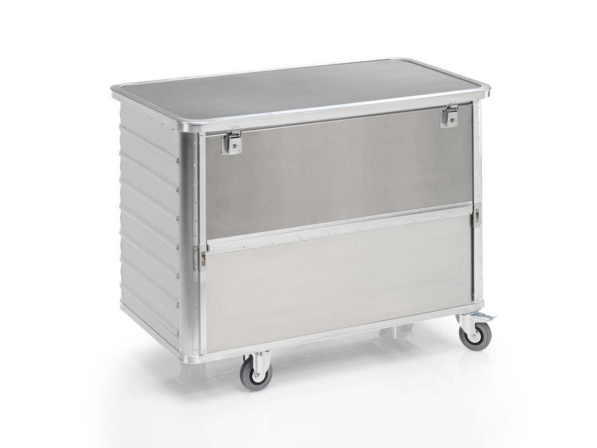 Alu-Kastenwagen absenkbare Seitenwand mit Deckel Volumen 650 l. Gmoehling Transportgeraete | GmbH 12411549-5