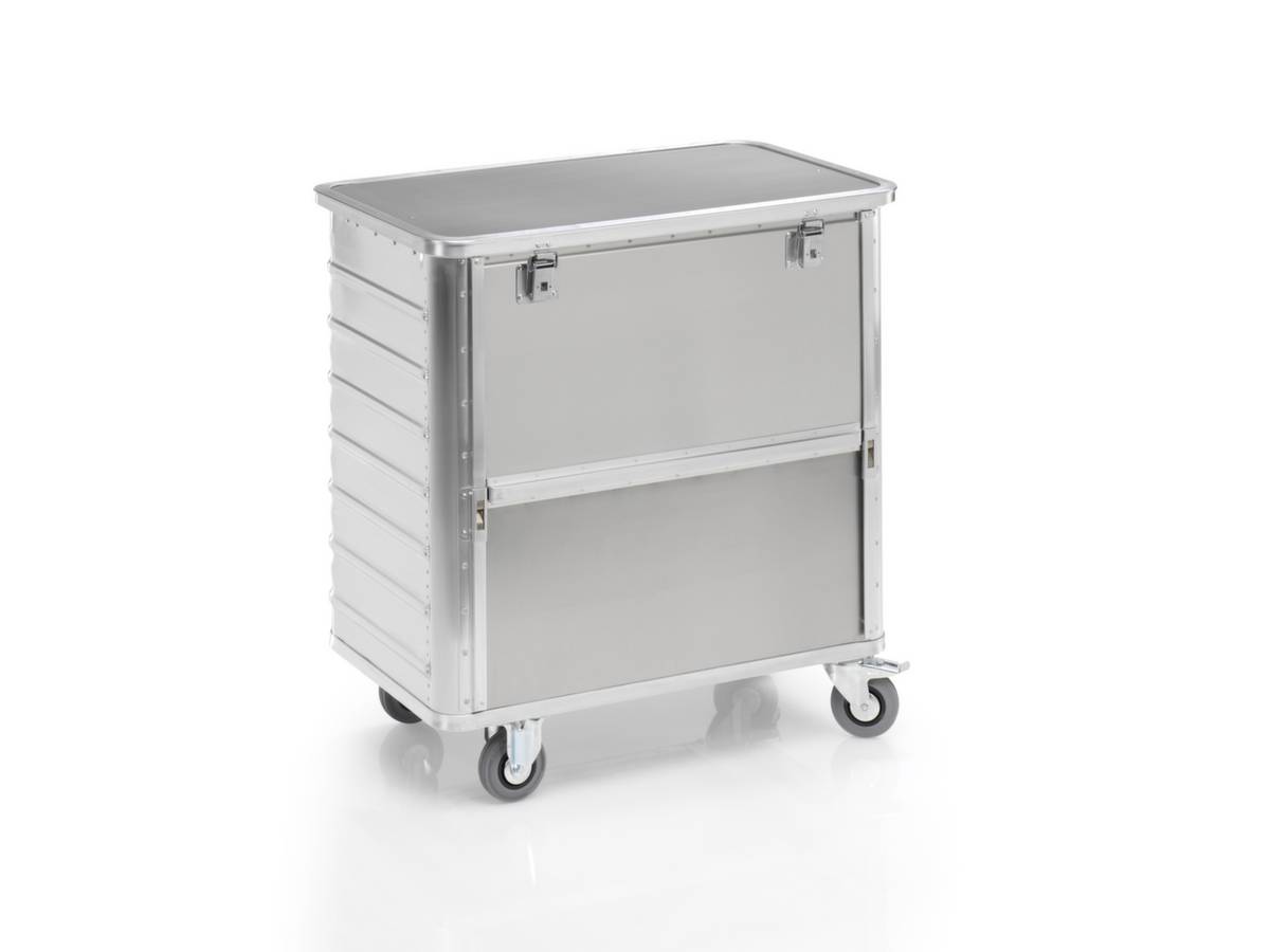 Alu-Kastenwagen absenkbare Seitenwand mit Deckel Volumen 355 l. Gmoehling Transportgeraete | GmbH 12411349-5