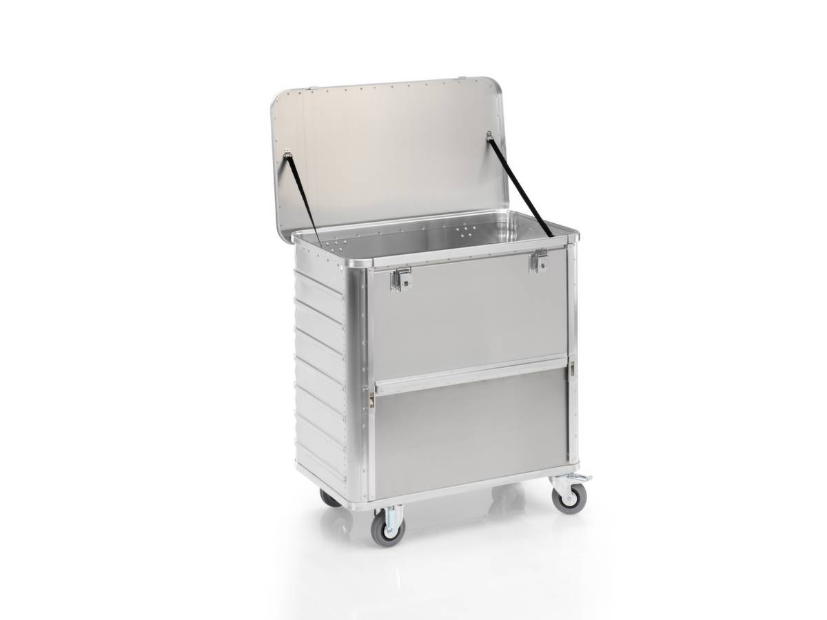 Alu-Kastenwagen absenkbare Seitenwand mit Deckel Volumen 355 l. Gmoehling Transportgeraete | GmbH 12411349-6