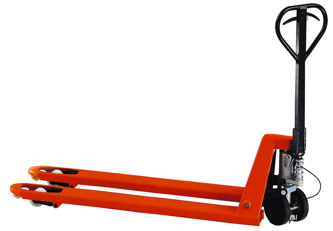 Palettenhubwagen,Tragl. 2500kg,Gabel L 1150mm,Lenkräder Vollgummi,Gabelrollen einfach Nylon-2