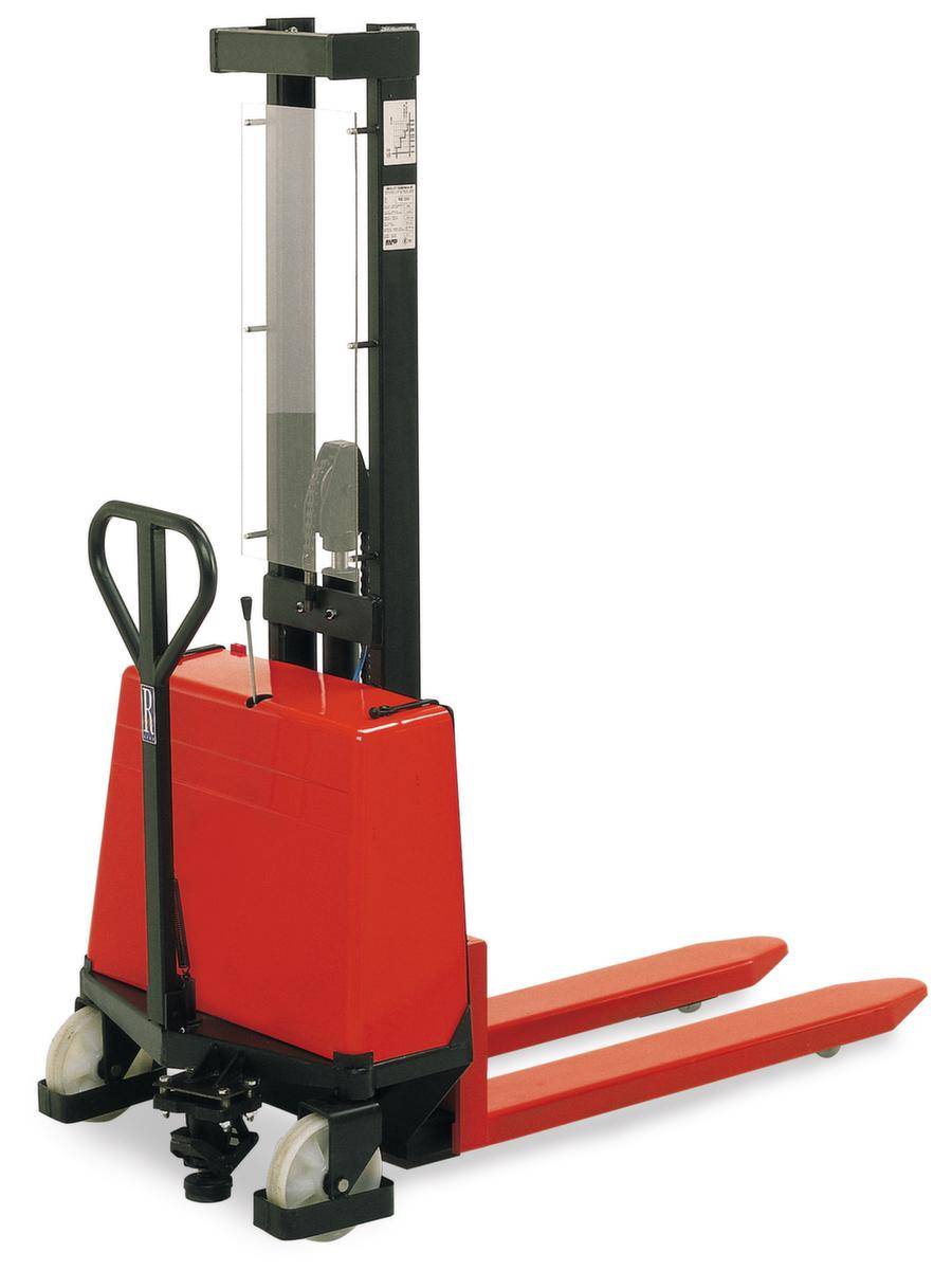 Elektrohydraulik-Stapler,Tragl. 1000kg,Gabel L 1150mm,Lenkräder PU,Gabelrollen Polyamid,Hub H 2900mm,Teleskop-Mast-1