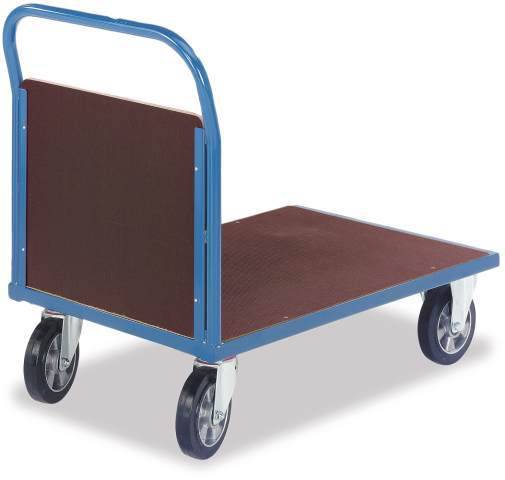 Stirnwandwagen,Tragl. 1200kg,Ladefl. LxB 1000x700mm,Siebdruckplatteplatte,Plattform wasserfest,1 Wand-1