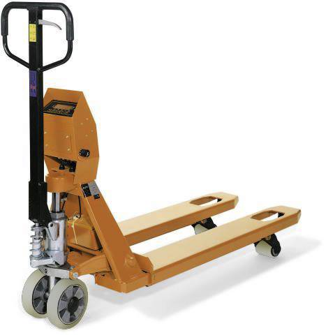 Wiege-Hubwagen,Tragl. 2200kg,Gabel L 1150mm,Lenkräder Nylon,Gabelrollen Nylon-2