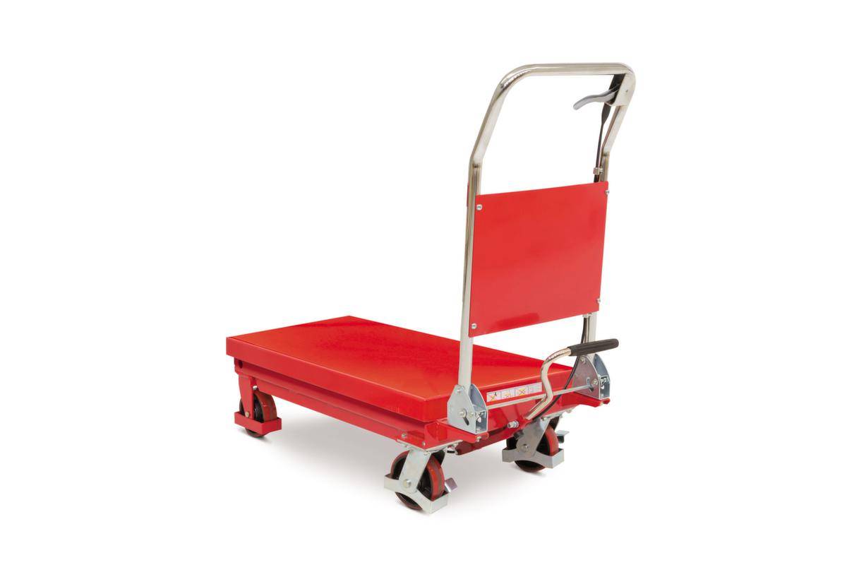 Mobiler Scherenhubtisch,Tragl. 300kg,Plattform geschlossene Plattform,Einfachschere Stahl-1