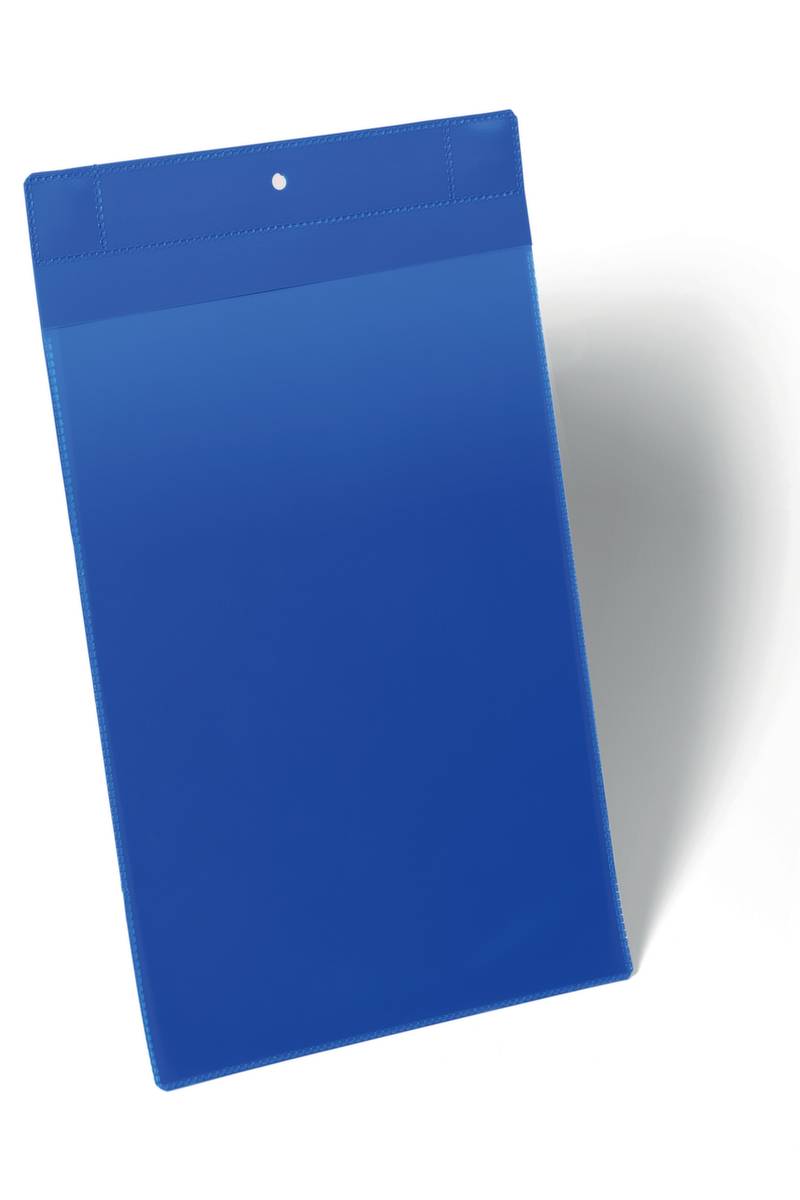 Neodym-Magnettasche,DIN A4,hoch,HxB 313x223mm,Rückseite magnetisch,m. Neodym-Magnet,PP,dunkelblau-0