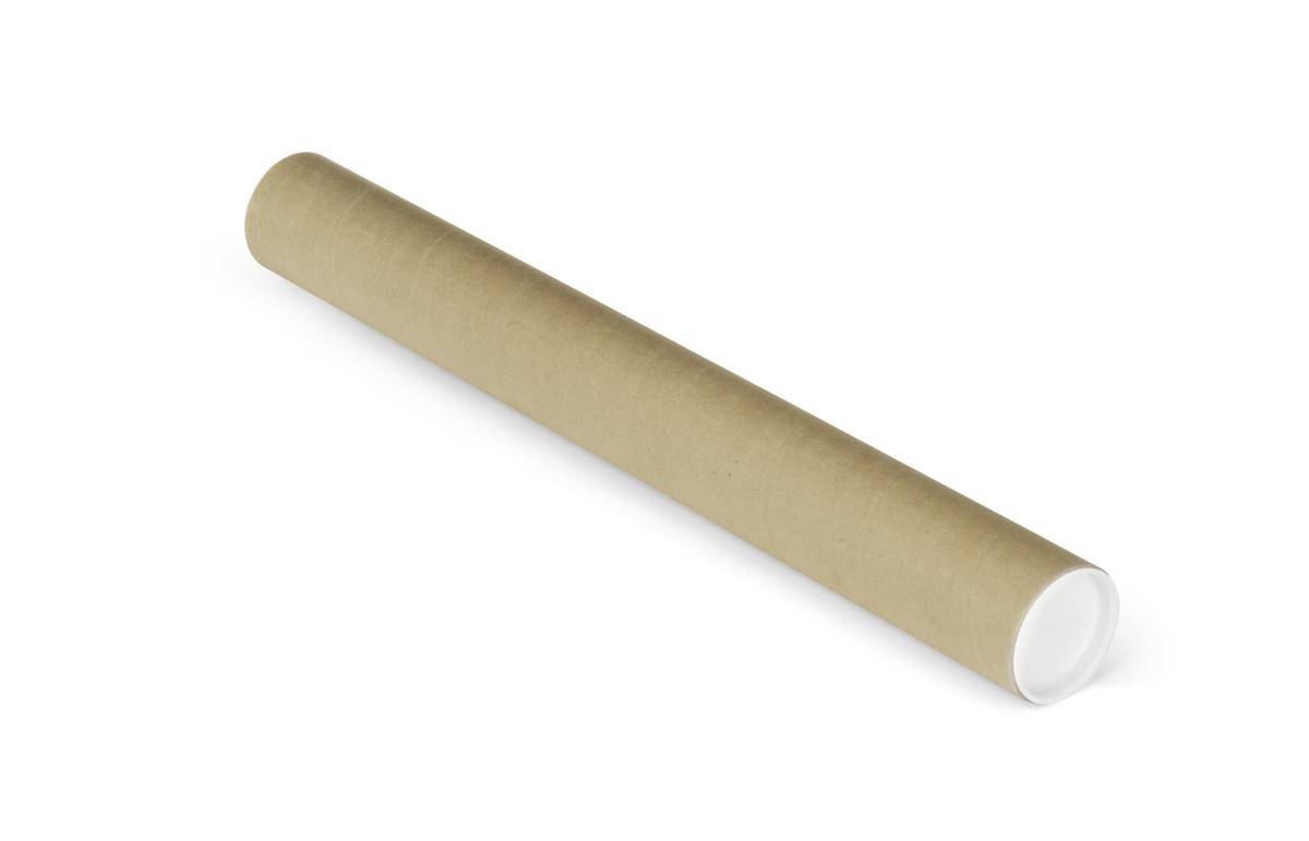 Versandrohr,braun,LxØ innen 850x60mm,L 880mm,Einsteckdeckel