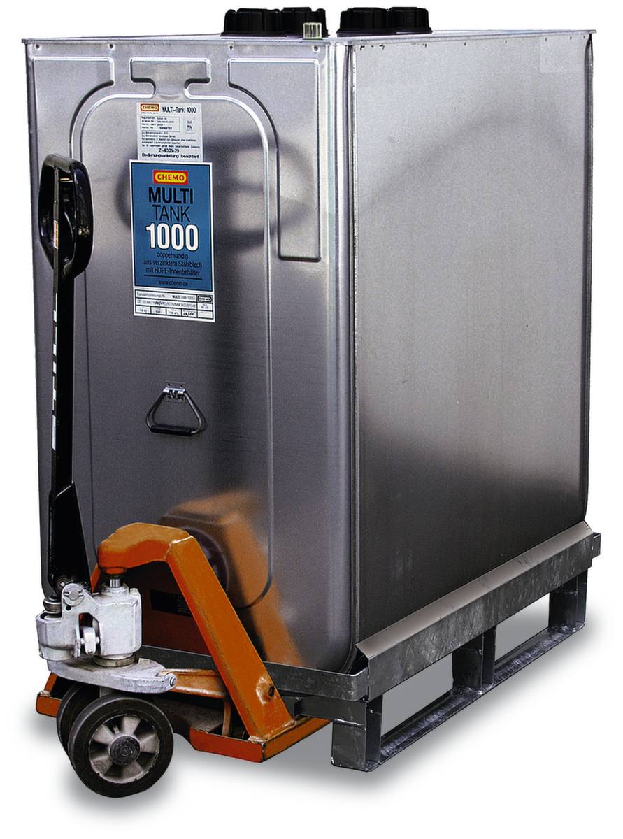 Schmierstoff-Tank,HxLxB 1950x1630x800mm,1500l,f. Frisch-/Gebrauchtöl,HDPE-0